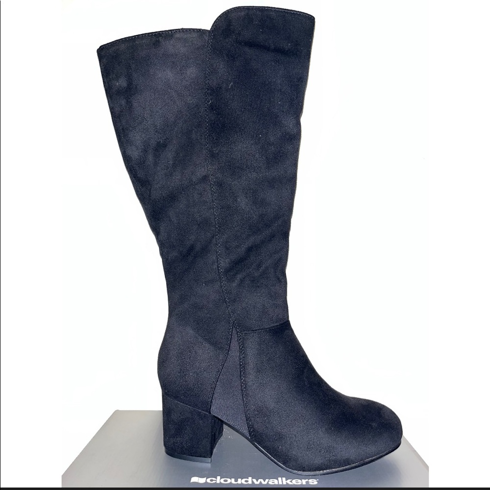 Black Wide Calf Boots